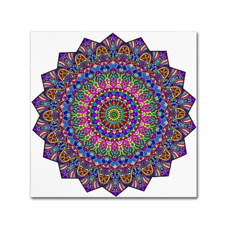 Trademark Fine Art Kathy G. Ahrens 'Mystical Mandala' Canvas Art, 14x14 ALI3389-C1414GG